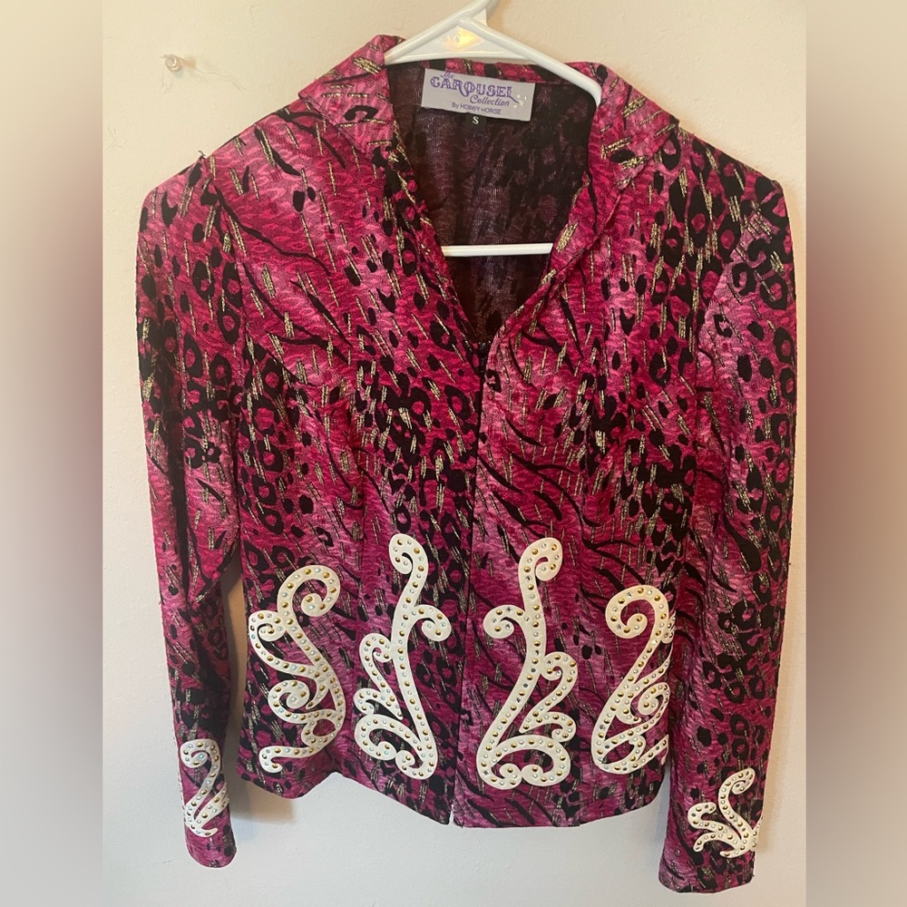 Hobby Horse Pink Patterned Women's Jacket